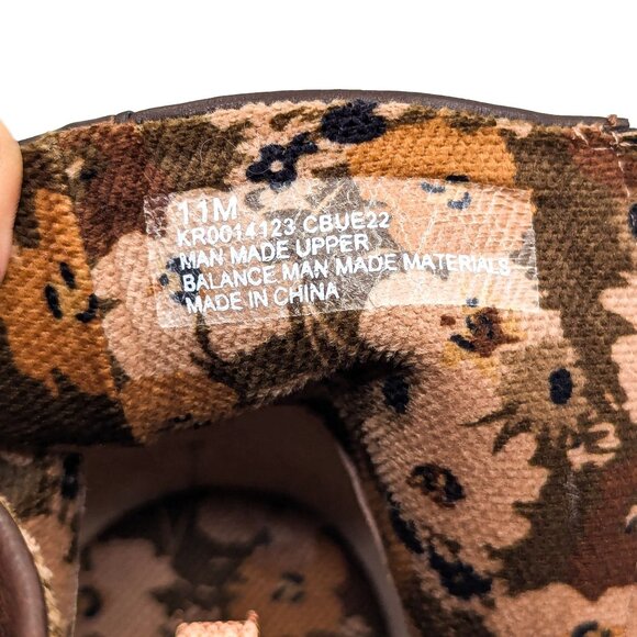 Korks Women Destiny Block Retro Zip Brown Vegan Leather Boots size 11 - Picture 8 of 11